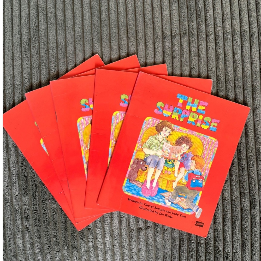 Lot of 5 The Surprise Set Rigby Literacy 2000 Readers Vintage 1st Grade Level H
